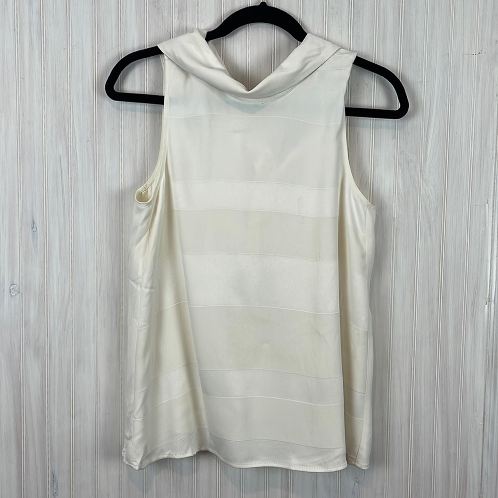 WHISTLES IVORY COWL NECK WITH BACK BOW TIE